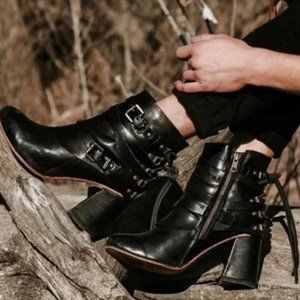 Freebird Hero Bootie - Black Size 7